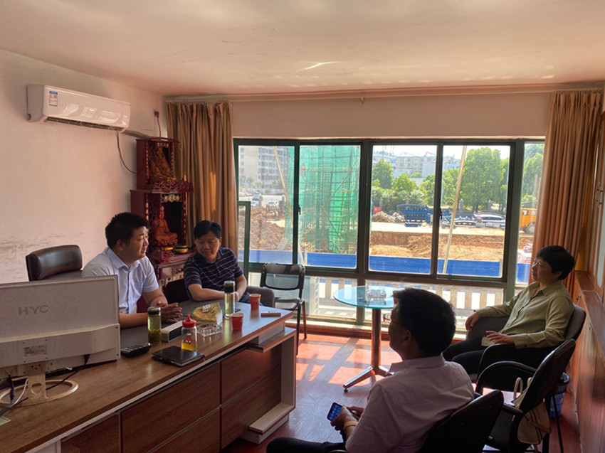 民建安庆市委专职副主委汪爱萍带队走访大观区会员企业