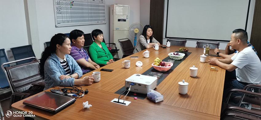 汪爱萍副主委走访民建大观区复工复产企业