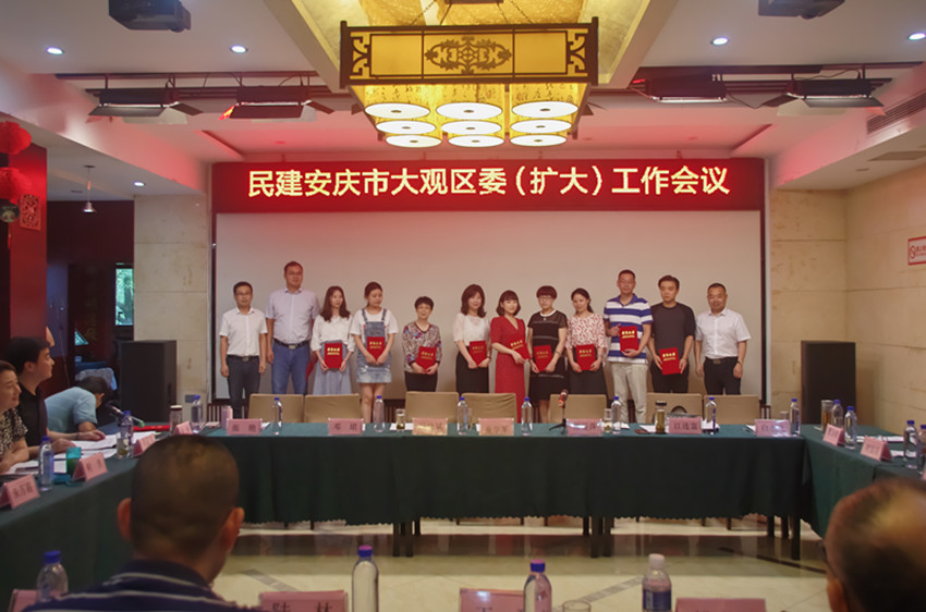 民建安庆市大观区委召开区委（扩大）会议