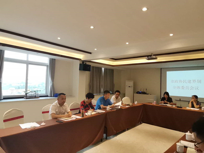 安庆市政协民建界别全体委员会议召开