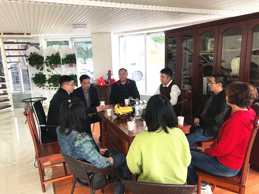 民建迎江三支部开展走访新会员活动