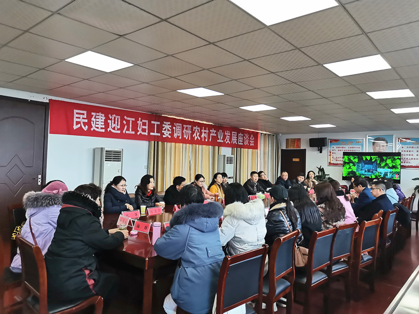 民建迎江区妇工委开展迎“三八”走访女会员暨乡村振兴调研活动
