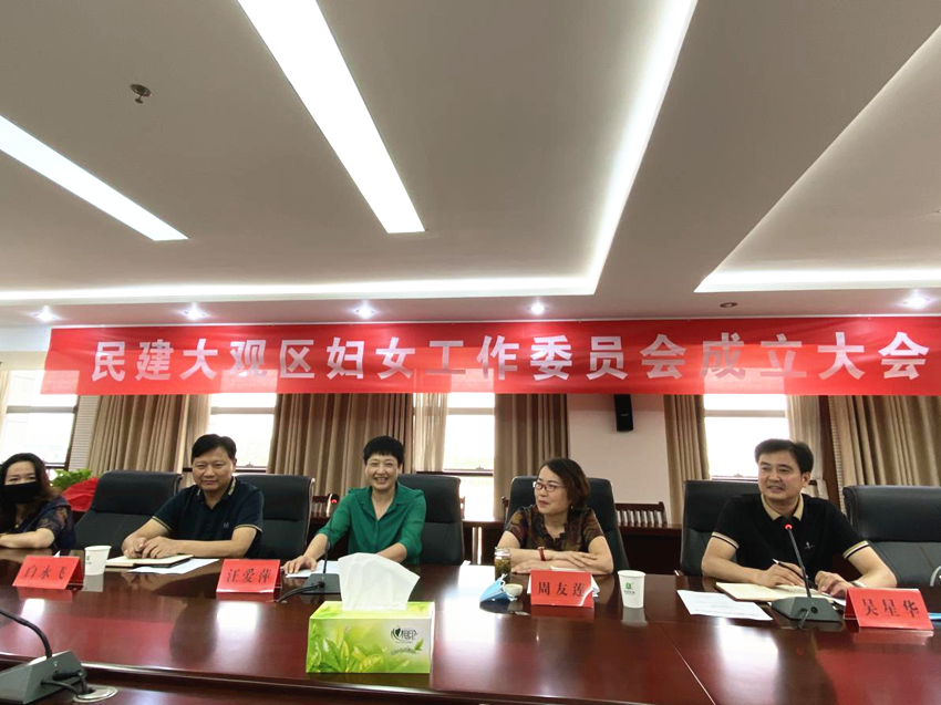 民建大观区妇女工作委员会成立大会召开
