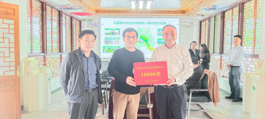 民建安庆市委联合市人大科教文卫工委、宗侨外工委赴五横乡杨亭村开展乡村振兴调研