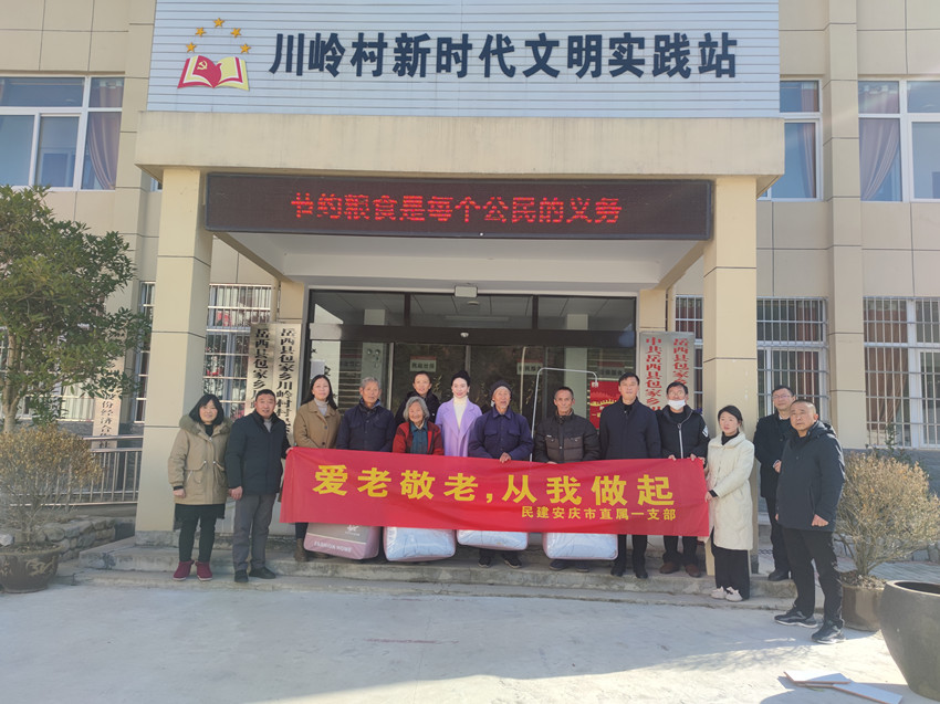 民建安庆市委直属一支部——回报家乡，造福桑梓。
