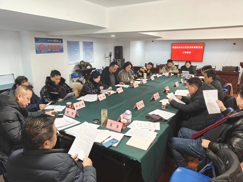 民建安庆市文艺体委召开2024年工作会议