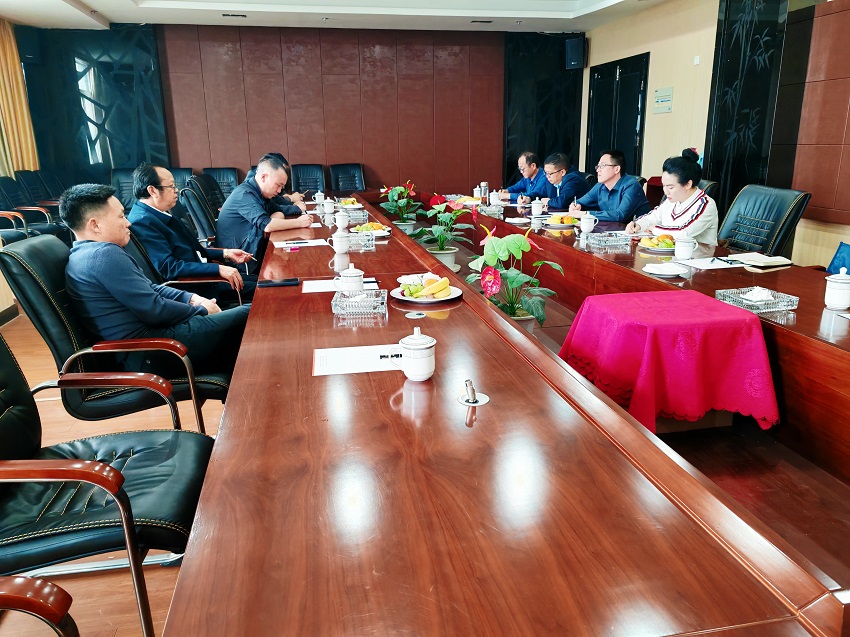 岳西县工商联走访民建安庆市直属一支部会员企业